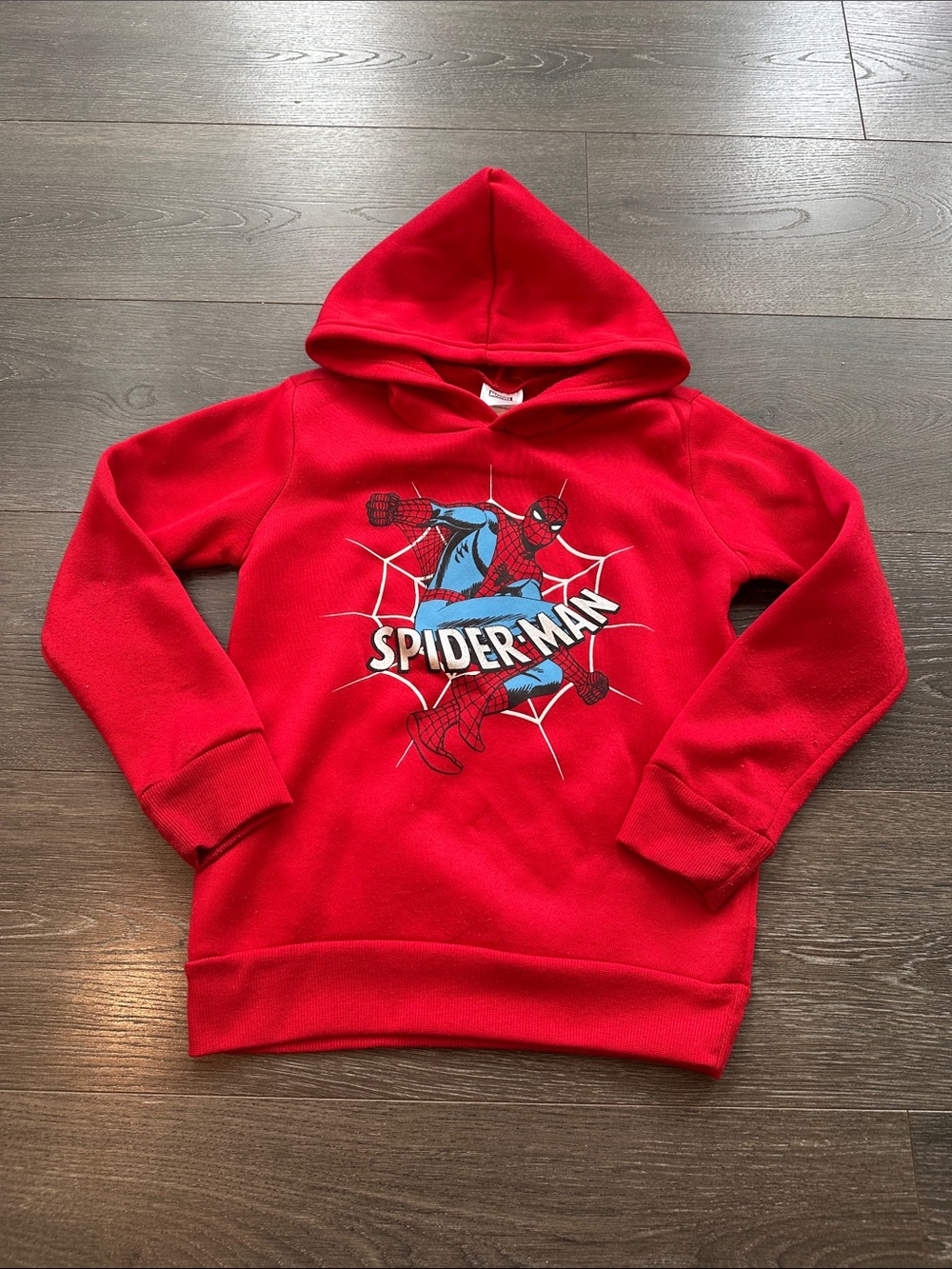 Marvel Spider-Man Red Hoodie Sweatshirt for Kids